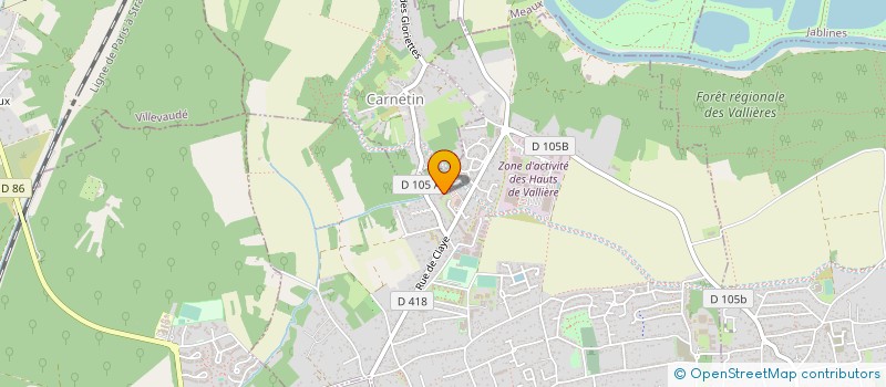 localisation de l'entreprise COMPAGNIE VERTIGE D UN SOIR  THORIGNY-SUR-MARNE