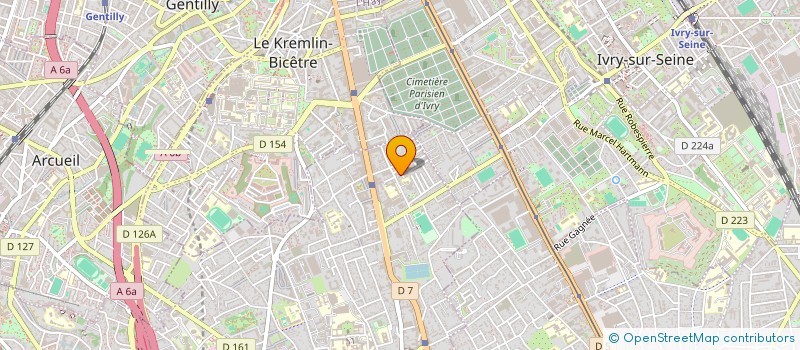 localisation de l'entreprise COMPAGNIE VID(E)A à VILLEJUIF