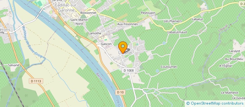 localisation de l'entreprise COMPAGNIE VIE DE BOHEME  LOUPIAC