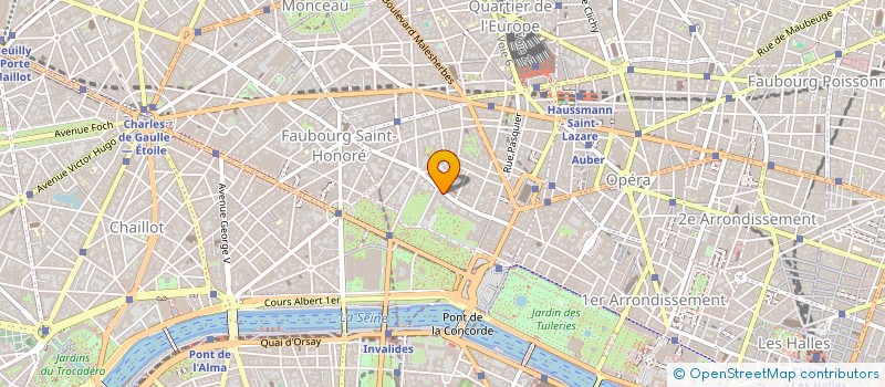 localisation de l'entreprise COMPAGNIE VINICOLE BARON EDMOND DE ROTHSCHILD à PARIS