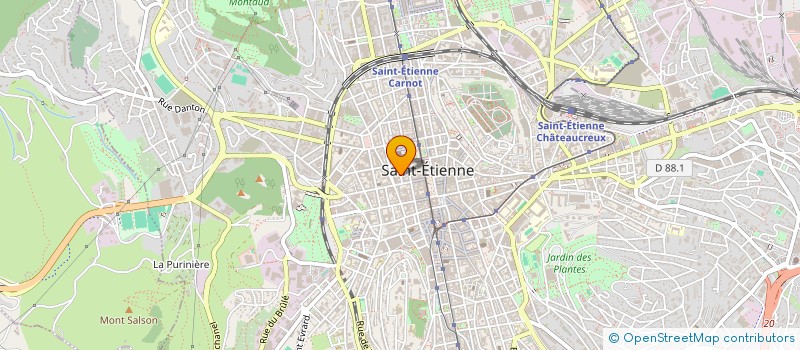 localisation de l'entreprise COMPAGNIE VINOPHILE DE FRANCE à SAINT-ETIENNE