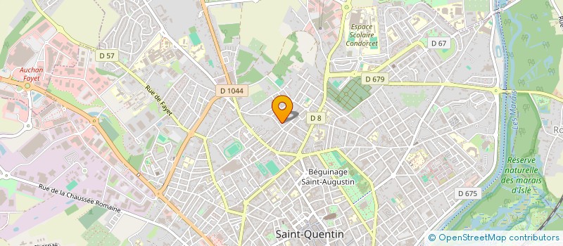 localisation de l'entreprise COMPAGNIE VIROMANDUI à SAINT-QUENTIN