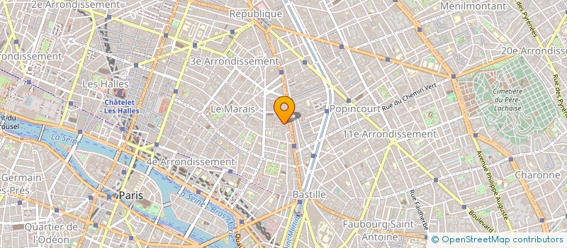 localisation de l'entreprise COMPAGNIE VITTORIO ROSSI à PARIS