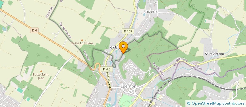 localisation de l'entreprise COMPAGNIE VOL DE NUIT à EPERNON