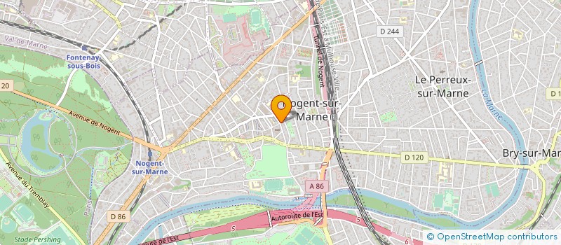 localisation de l'entreprise COMPAGNIE VOLE P'TITE HIRONDELLE ! à NOGENT-SUR-MARNE