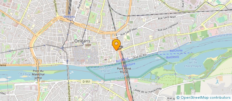localisation de l'entreprise COMPAGNIE VOZOLO  ORLEANS