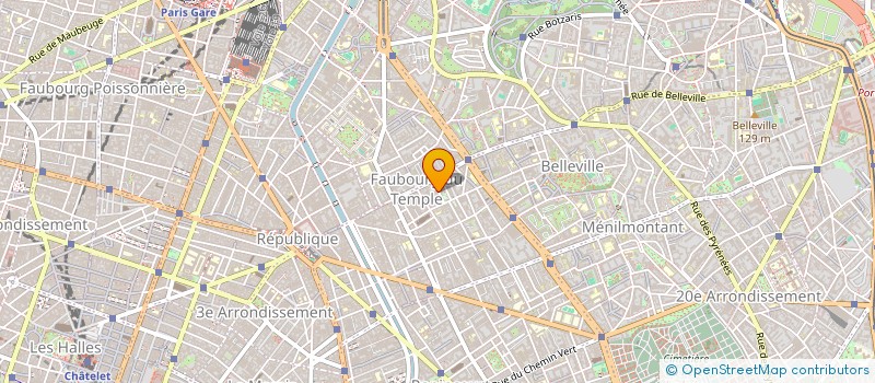 localisation de l'entreprise COMPAGNIE VUE DES COULISSES  PARIS