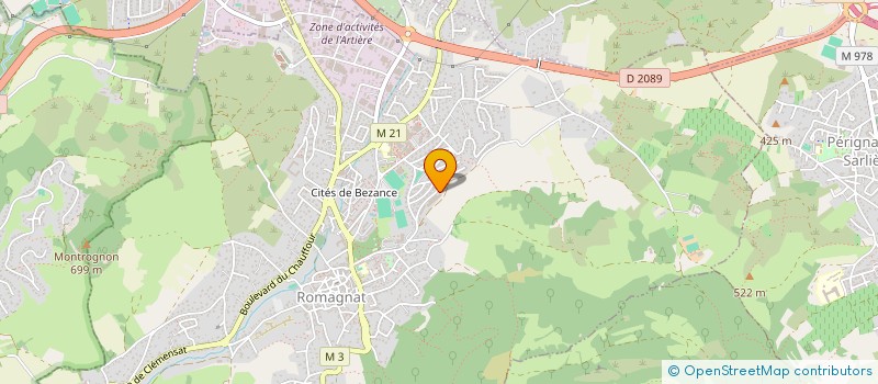 localisation de l'entreprise COMPAGNIE WHIT JACOBSON à ROMAGNAT