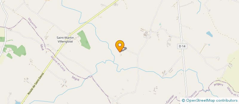 localisation de l'entreprise COMPAGNIE YDEDAL  SAINT-DENIS-D'ANJOU