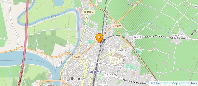 localisation de l'entreprise COMPAGNIE YUZU à LIBOURNE