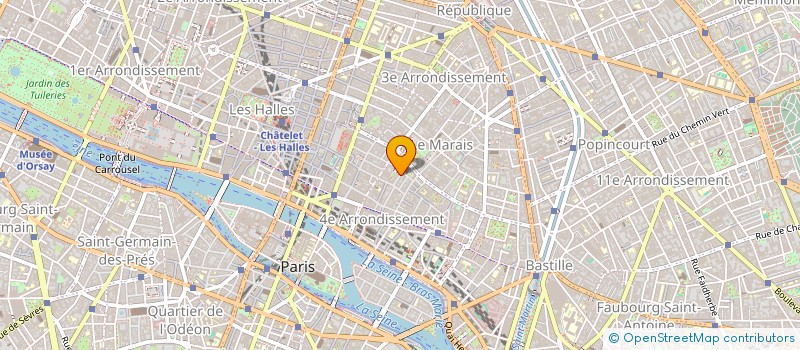 localisation de l'entreprise COMPAGNIE YVAN GAROUEL  PARIS