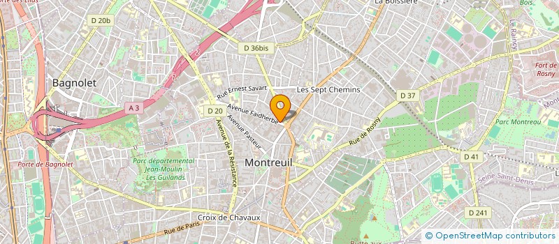 localisation de l'entreprise COMPAGNIE ZDAGADAG à MONTREUIL
