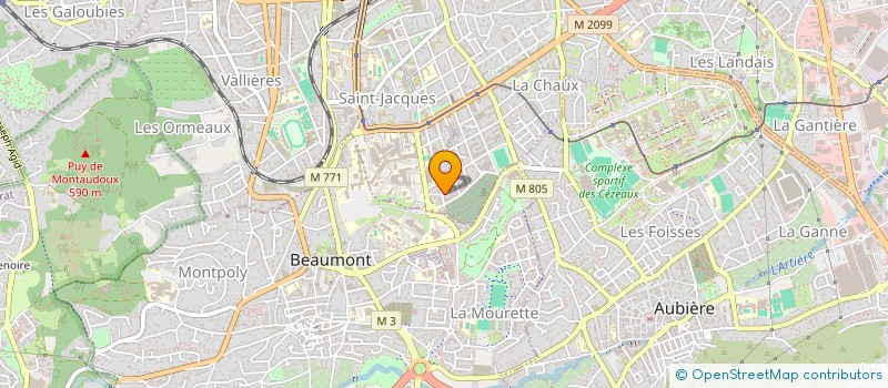 localisation de l'entreprise COMPAGNIE ZEUGMA  CLERMONT FERRAND