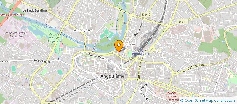 localisation de l'entreprise COMPAGNIE ZICONOGRAPHE à ANGOULEME