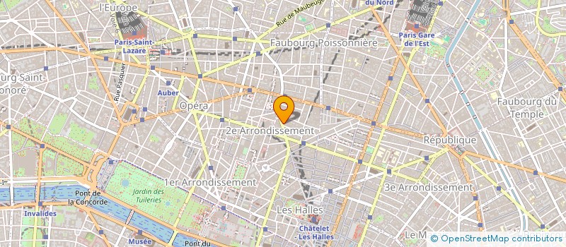 localisation de l'entreprise COMPAGNIES DES VINS ET CHAMPAGNES  PARIS