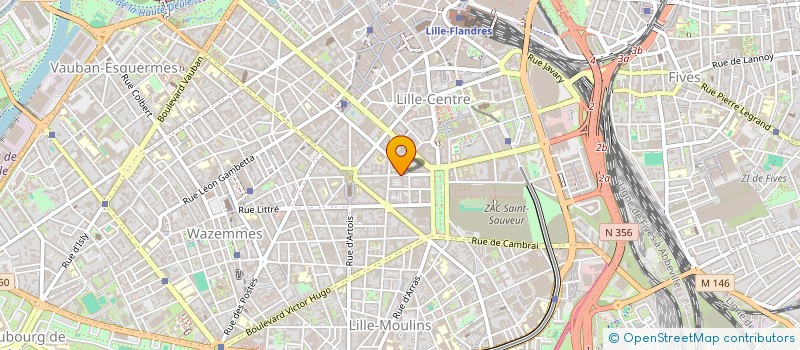 localisation de l'entreprise COMPAGNIES EMPREINTES  LILLE