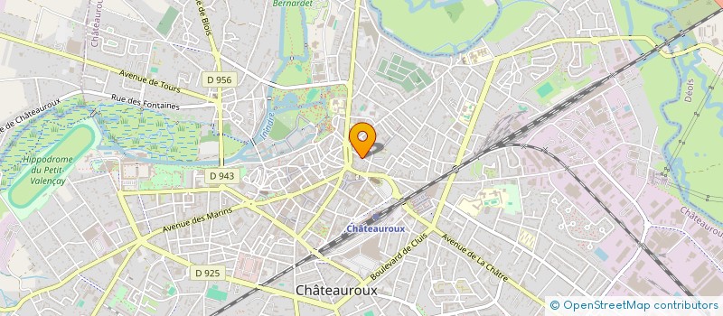 localisation de l'entreprise COMPAGNIES VAINES CAVES à CHATEAUROUX