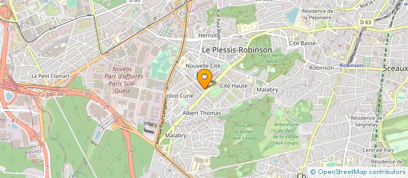 localisation de l'entreprise COMPAGNON BAUMGERTNER à LE PLESSIS-ROBINSON