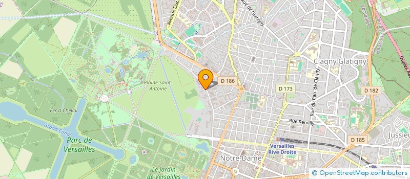 localisation de l'entreprise COMPAGNON CONSEIL à VERSAILLES