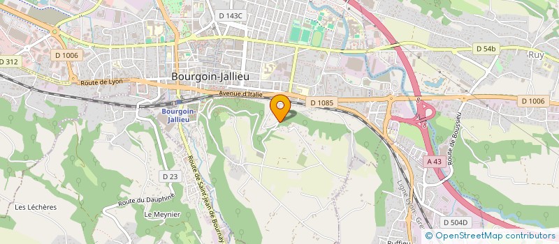 localisation de l'entreprise COMPAGNON DE PROJET à BOURGOIN-JALLIEU