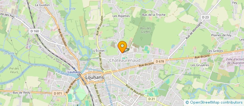 localisation de l'entreprise COMPAGNON ELEVAGE à LOUHANS