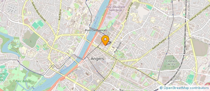 localisation de l'entreprise COMPAGNON INFORMATIQUE à ANGERS