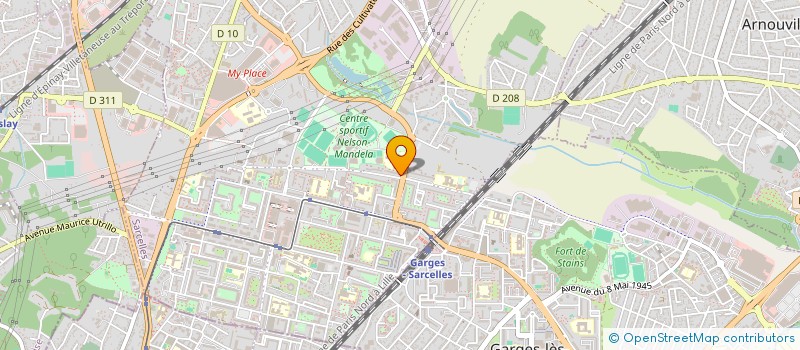 localisation de l'entreprise COMPAGNON POUR SARCELLES 95 à SARCELLES