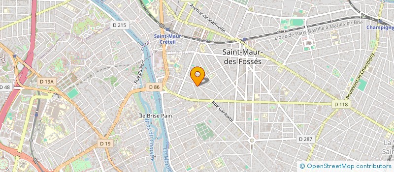 localisation de l'entreprise COMPAGNON / TAVARES à SAINT-MAUR-DES-FOSSES