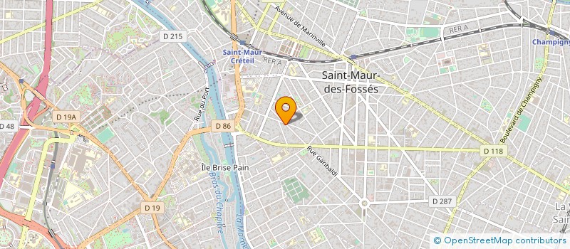 localisation de l'entreprise COMPAGNON THOMAS à SAINT-MAUR-DES-FOSSES