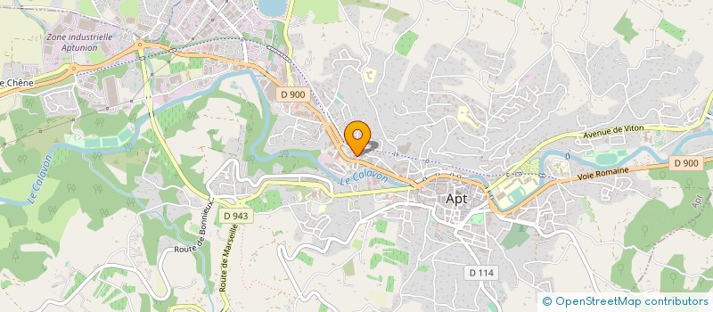 localisation de l'entreprise COMPAGNONNAGE EGALITAIRE CHAMBRE APT à APT
