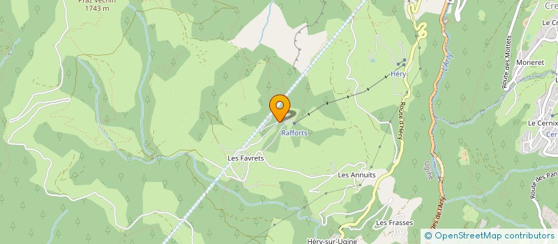 localisation de l'entreprise COMPAGNONS ARBORISTES  UGINE