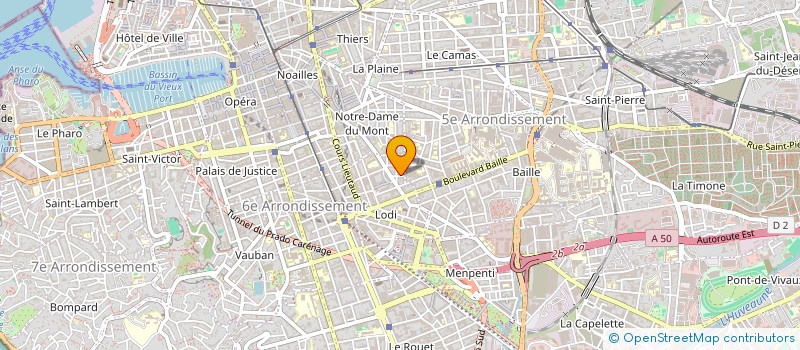 localisation de l'entreprise COMPAGNONS BATISSEURS PROVENCE à MARSEILLE