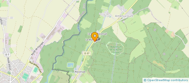 localisation de l'entreprise COMPAGNONS DE L HABITAT  AMENUCOURT