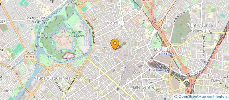 localisation de l'entreprise COMPAGNONS DE LA TREILLE à LILLE