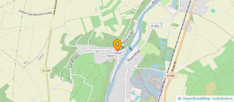 localisation de l'entreprise COMPAGNONS DU BATIMENT à AUXERRE