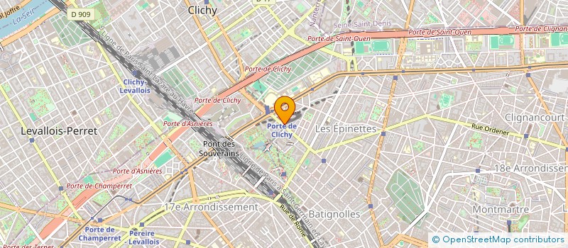 localisation de l'entreprise COMPAGNONS DU RAIL DE PARIS  PARIS