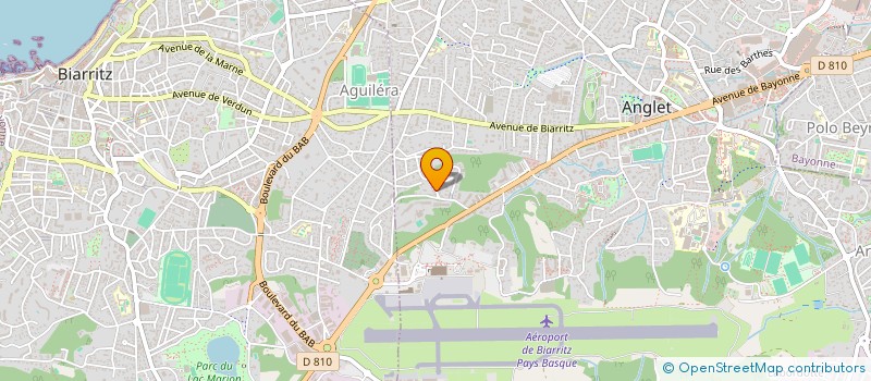 localisation de l'entreprise COMPAGNONS DU TOUR DE FRANCE NOUVELLE AQUITAINE  ANGLET