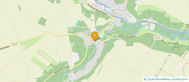 localisation de l'entreprise COMPAGNONS ET ENVIRONNEMENT à CHALO-SAINT-MARS