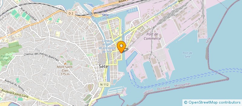localisation de l'entreprise COMPAGNONS ET SERVICES à SETE