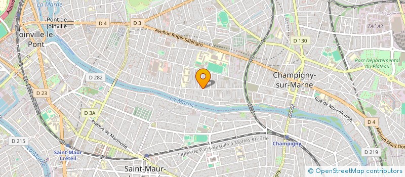 localisation de l'entreprise COMPAGNONS LAMBERTY à CHAMPIGNY-SUR-MARNE