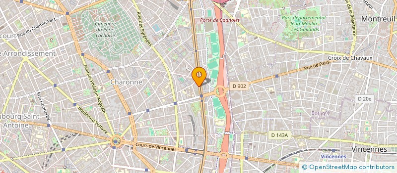 localisation de l'entreprise COMPAGNONS MONTEURS REUNIS à PARIS