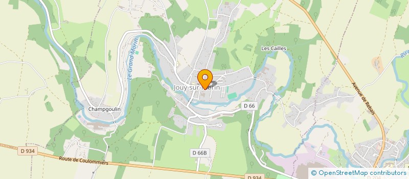 localisation de l'entreprise COMPAGNONS PAPETIERS DE CREVECOEUR ET DU MARAIS  JOUY-SUR-MORIN