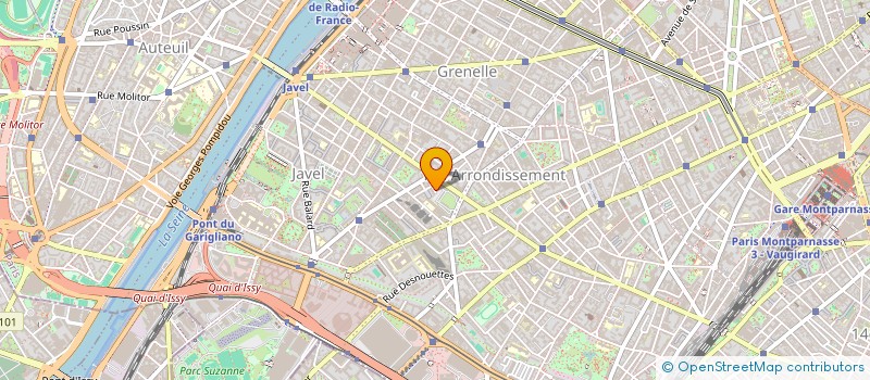 localisation de l'entreprise COMPAGNONS PEINTRES REUNIS  PARIS