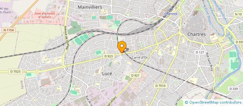 localisation de l'entreprise COMPAGNONS S.E à LUCE