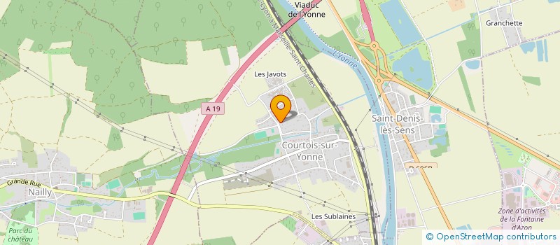 localisation de l'entreprise COMPAGNONS SERVICES  COURTOIS-SUR-YONNE