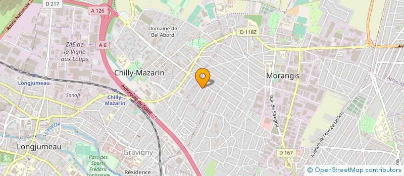 localisation de l'entreprise COMPAGNY PADOU ONE à MORANGIS