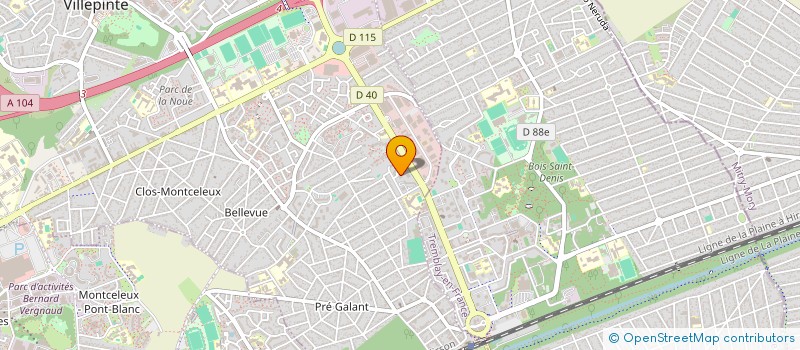 localisation de l'entreprise COMPAGNY TP  VILLEPINTE
