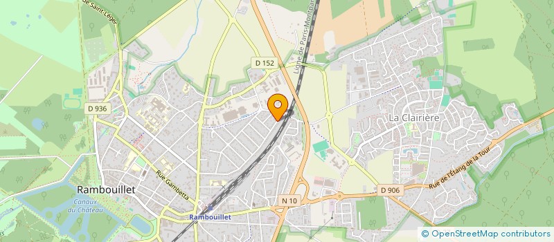 localisation de l'entreprise COMPAIN à RAMBOUILLET