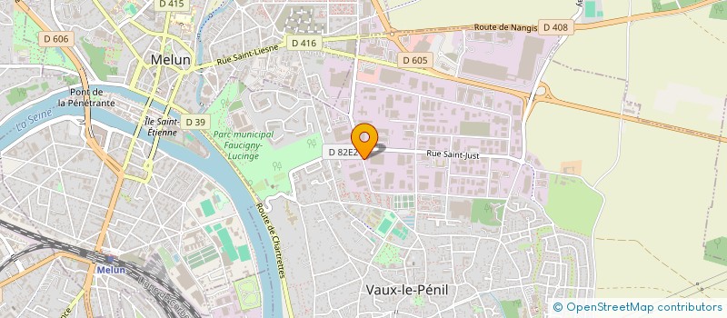 localisation de l'entreprise COMPAIR LUCHARD à VAUX-LE-PENIL