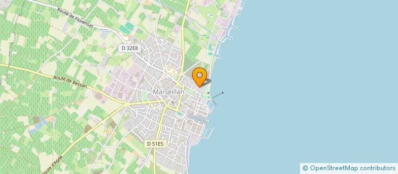 localisation de l'entreprise COMPAN à MARSEILLAN